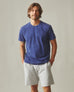 Men's Vintage Crew Tee - Mineral Wash Ocean Cavern